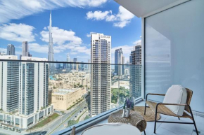 Luxury Studios with Burj Khalifa or Canal View in Downtown - Marquise Square Tower